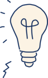 Illustration of a light bulb