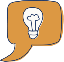 Illustration of a light bulb