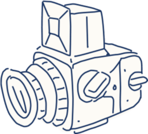 Illustration of a camera